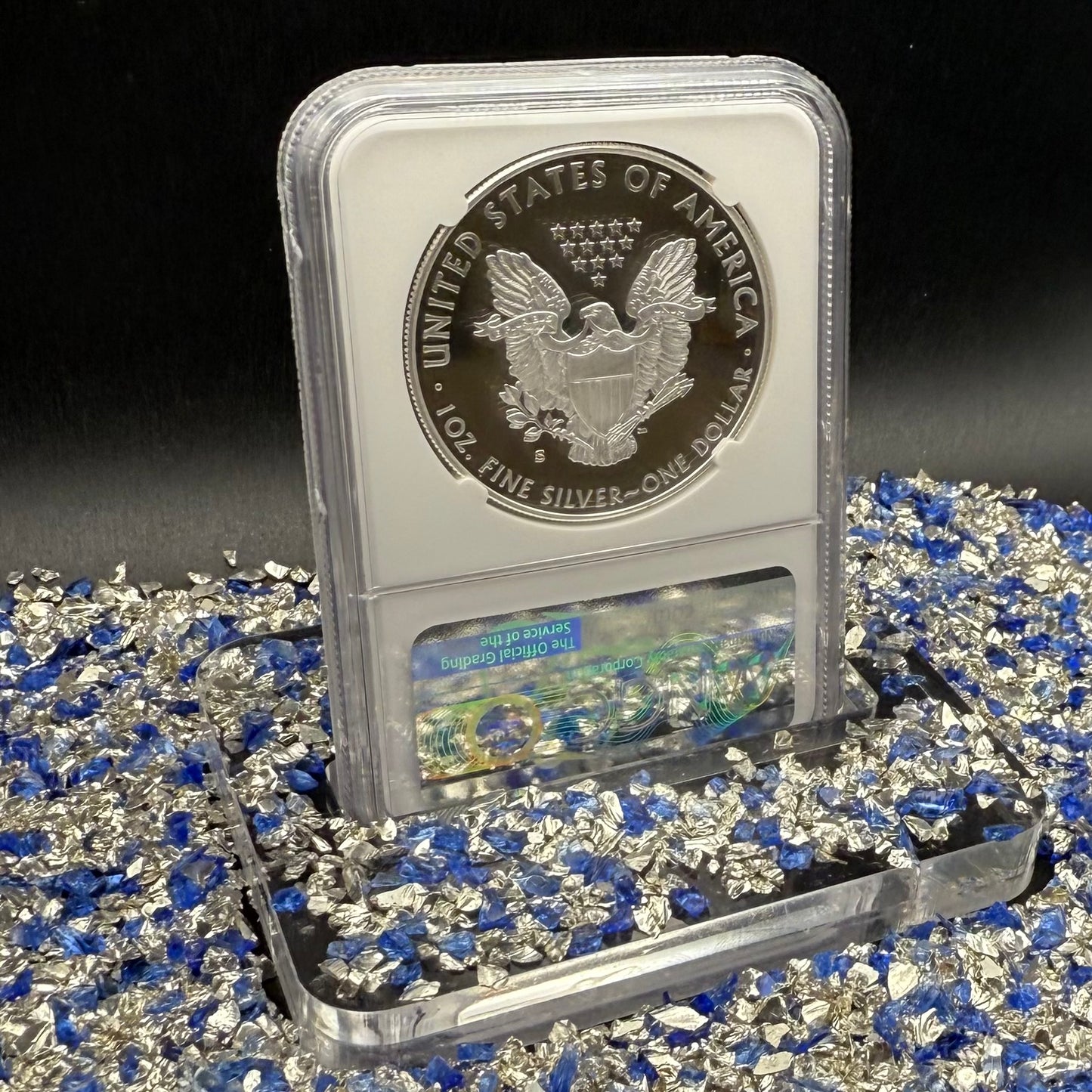 Proof 2018 (S) $1 American Silver Eagle NGC PF70UC Early Releases Classic Blue Label White Holder (1 of 4,975) Mint