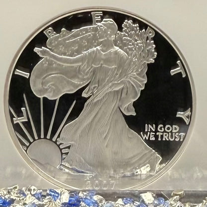 Proof 2007 (W) $1 American Silver Eagle NGC PF70UC Classic Brown Label Mint (1 of 10,245)