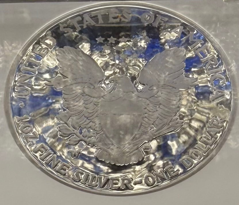 Proof 2007 (W) $1 American Silver Eagle NGC PF70UC Classic Brown Label Mint (1 of 10,245)