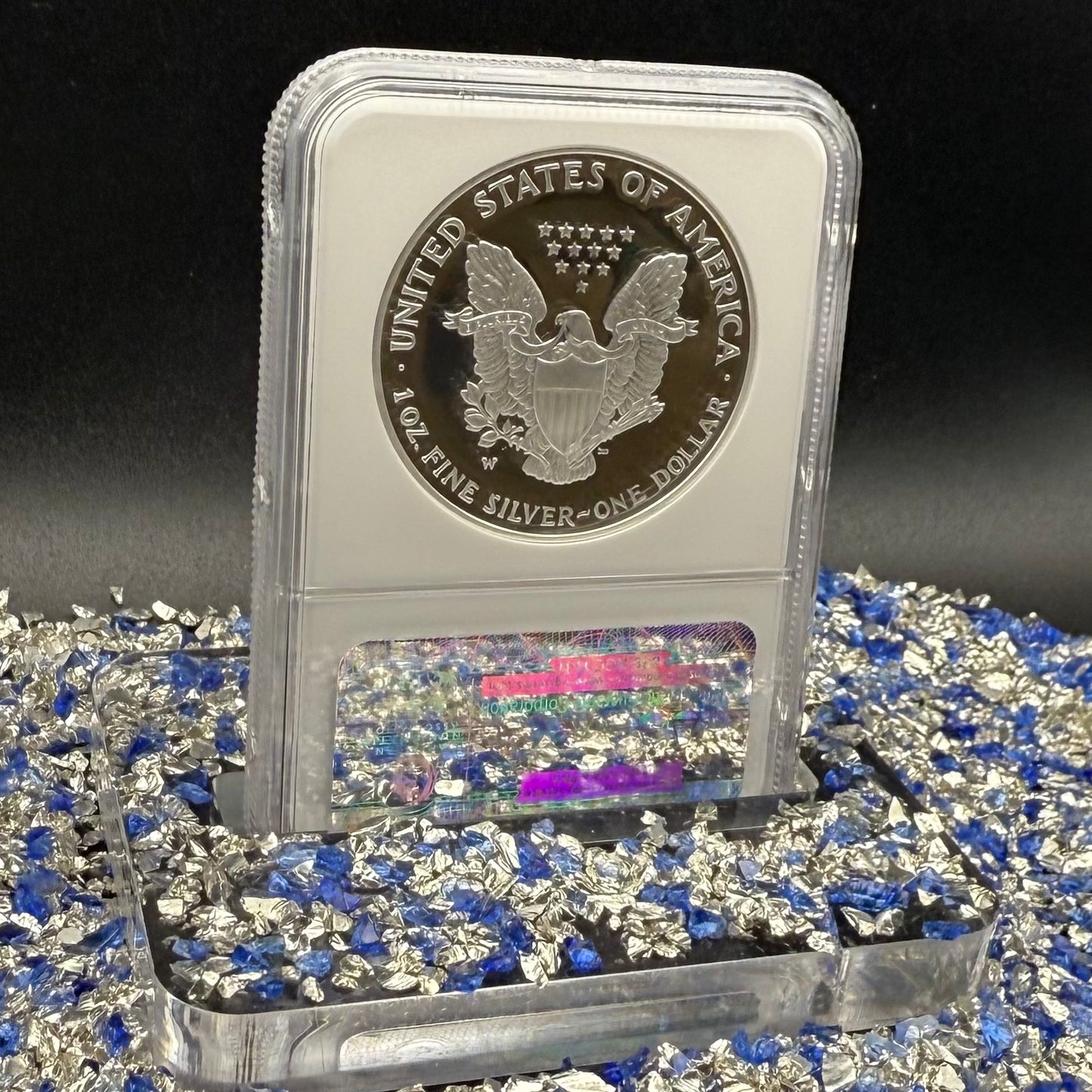 Proof 2007 (W) $1 American Silver Eagle NGC PF70UC Classic Brown Label Mint (1 of 10,245)