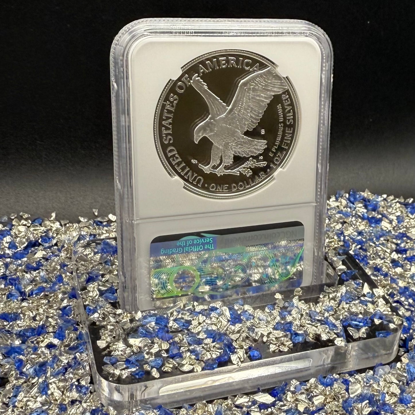 Proof 2021 (S) $1 American Silver Eagle NGC PF70UC T-2 Early Releases Classic Blue Label White Holder (1 of 1,303) Mint