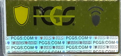 2025 $1 (W) American Silver Eagle PCGS MS70 First Strike Gold Foil Label Mint Condition (Rare 1 of 2,025)