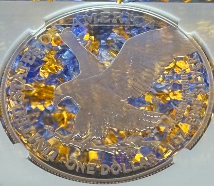 Proof 2023 (W) $1 American Silver Eagle NGC PF70UC Congratulations Set First Day of Issue White Holder (1 of 2,024)