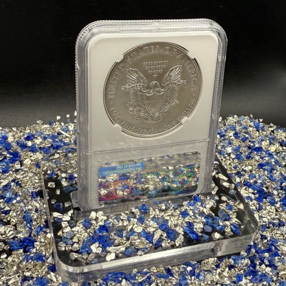 Burnished 2017 (W) $1 American Silver Eagle NGC MS70 Rare Premier Select Series Label Mint Condition