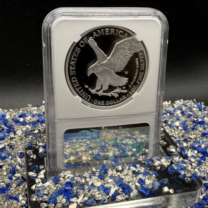 Proof 2022 (W) $1 American Silver Eagle NGC PF70UC Congratulations Set First Day of Issue White Holder Mint Condition (1 of 2,000)