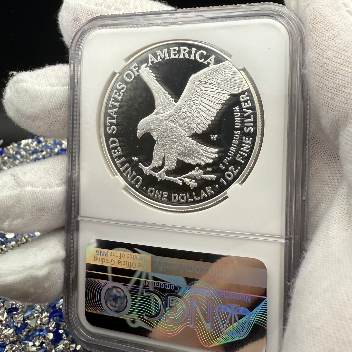 Proof 2022 (W) $1 American Silver Eagle NGC PF70UC Congratulations Set First Day of Issue White Holder Mint Condition (1 of 2,000)