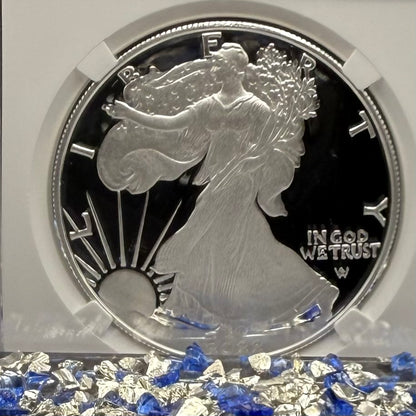 Proof 2022 (W) $1 American Silver Eagle NGC PF70UC First Day of Issue White Holder Mint Condition (1 of 9,038)