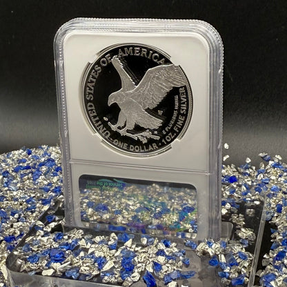 Proof 2022 (W) $1 American Silver Eagle NGC PF70UC First Day of Issue White Holder Mint Condition (1 of 9,038)