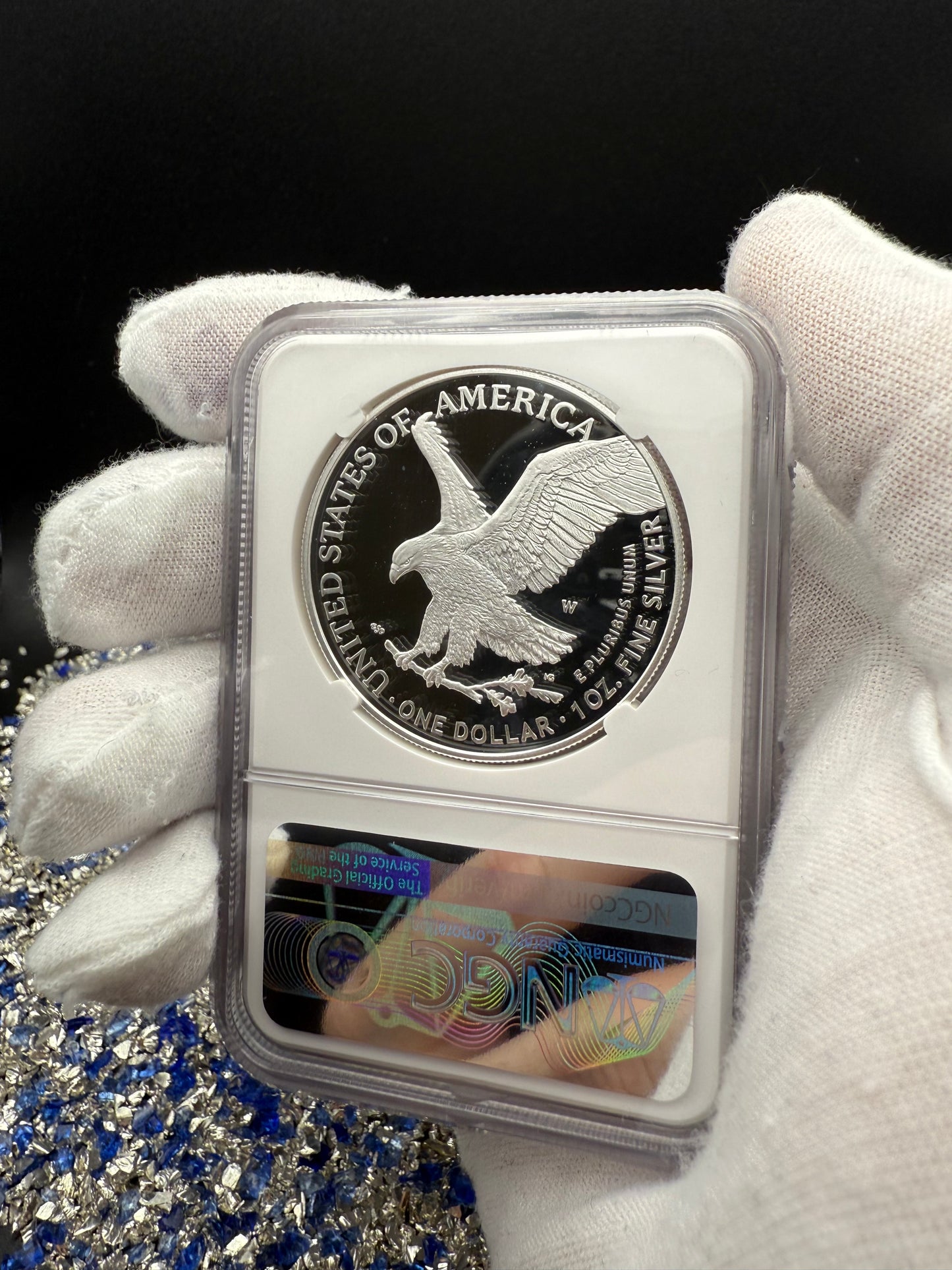 Proof 2022 (W) $1 American Silver Eagle NGC PF70UC First Day of Issue White Holder Mint Condition (1 of 9,038)