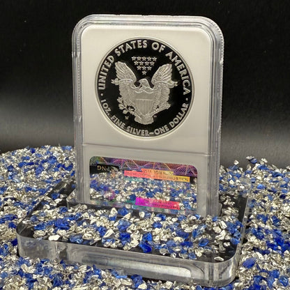 Proof 2008 (W) $1 American Silver Eagle NGC PF70UC Classic Brown Label (1 of 15,136)