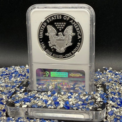 Proof 2014 (W) $1 American Silver Eagle NGC PF70 Classic Brown Label (1 of 9,425)