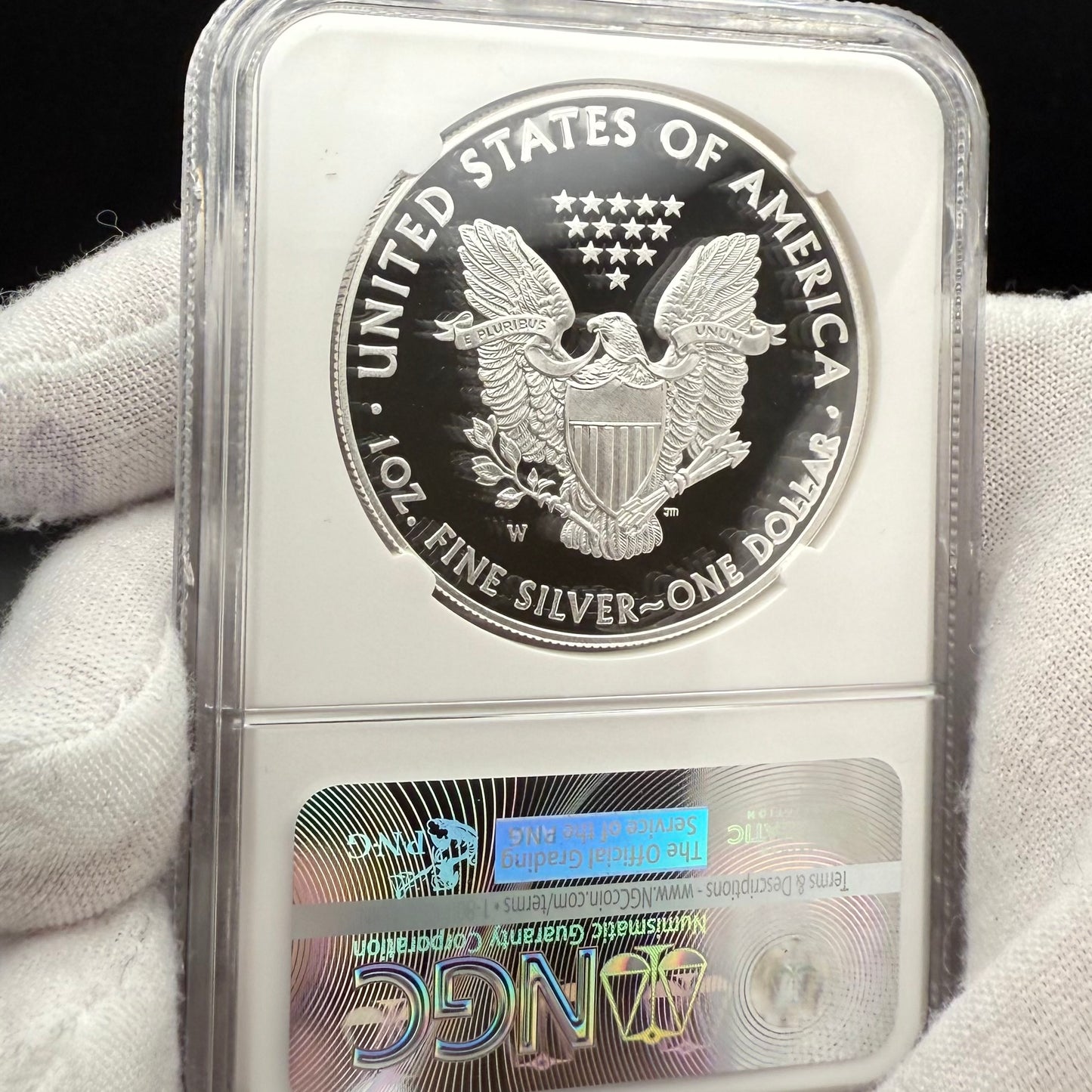 Proof 2014 (W) $1 American Silver Eagle NGC PF70 Classic Brown Label (1 of 9,425)