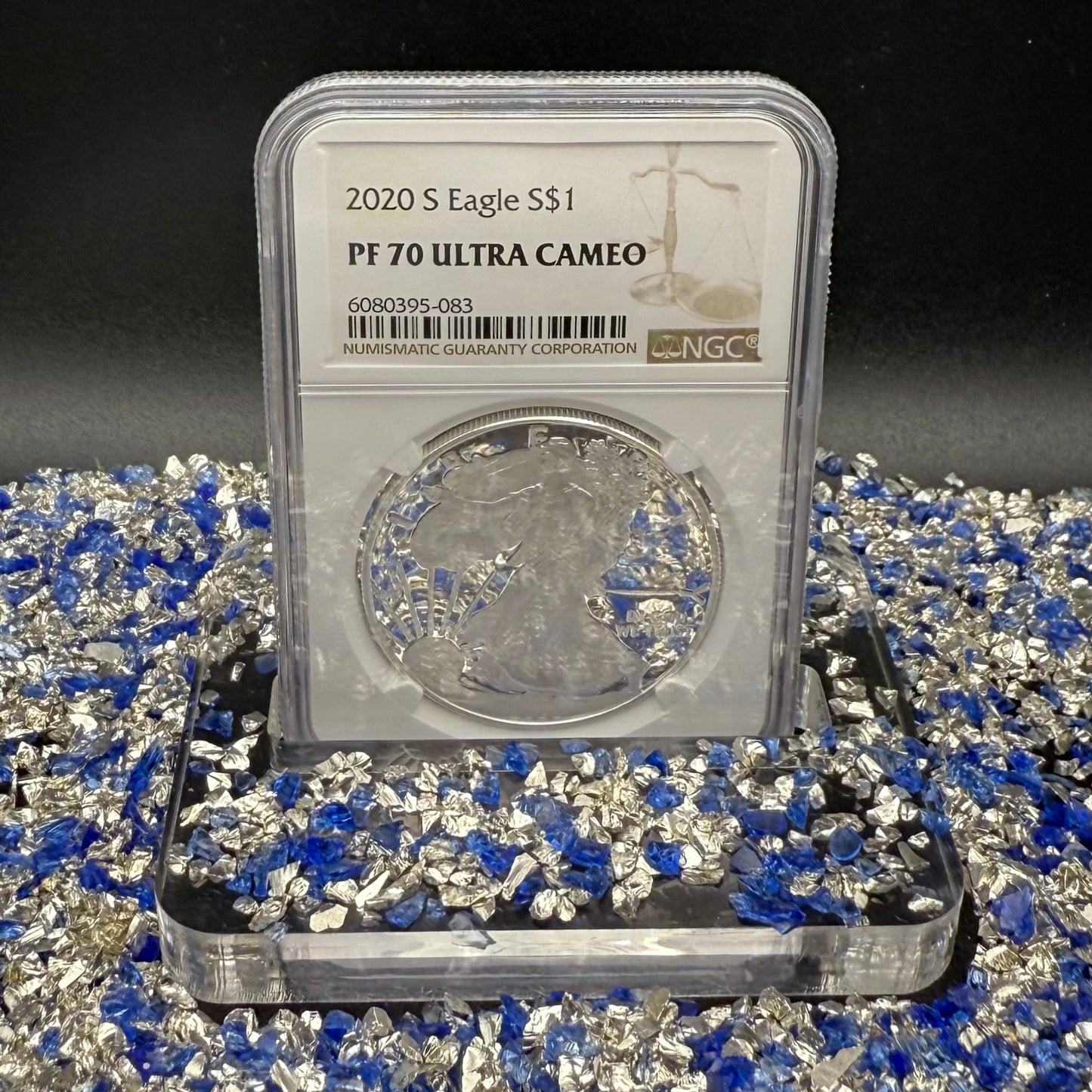 Proof 2020 (S) $1 American Silver Eagle NGC PF70UC Brown Label Spotless! (1 of 2,719)