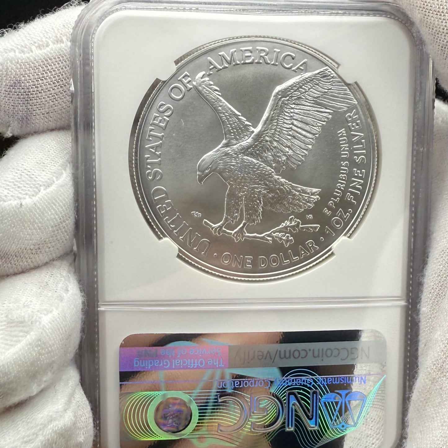 2021 $1 American Silver Eagle NGC MS70 Type 2 FDOI Mint Condition
