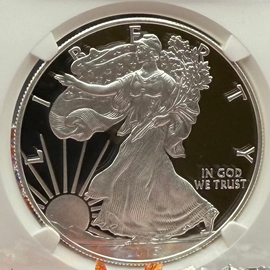 Proof 2015 (W) $1 American Silver Eagle NGC PF70 Early Releases Eagle Label Mint Condition (1 of 9,213)