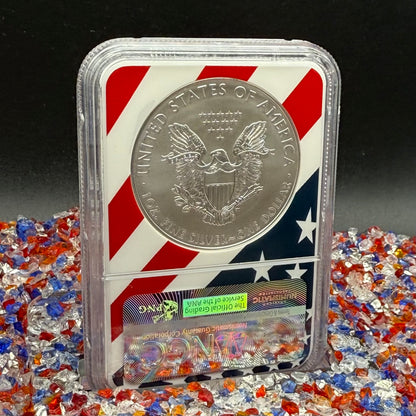 2018 $1 American Silver Eagle NGC MS70 Early Releases Ultra Rare Holder & Label Mint Condition