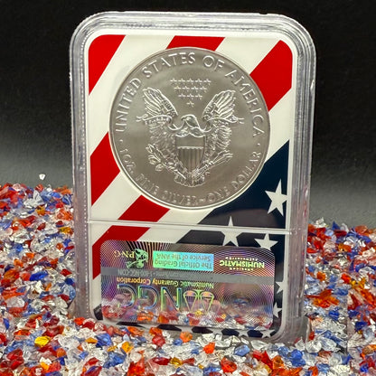 2018 $1 American Silver Eagle NGC MS70 Early Releases Ultra Rare Holder & Label Mint Condition