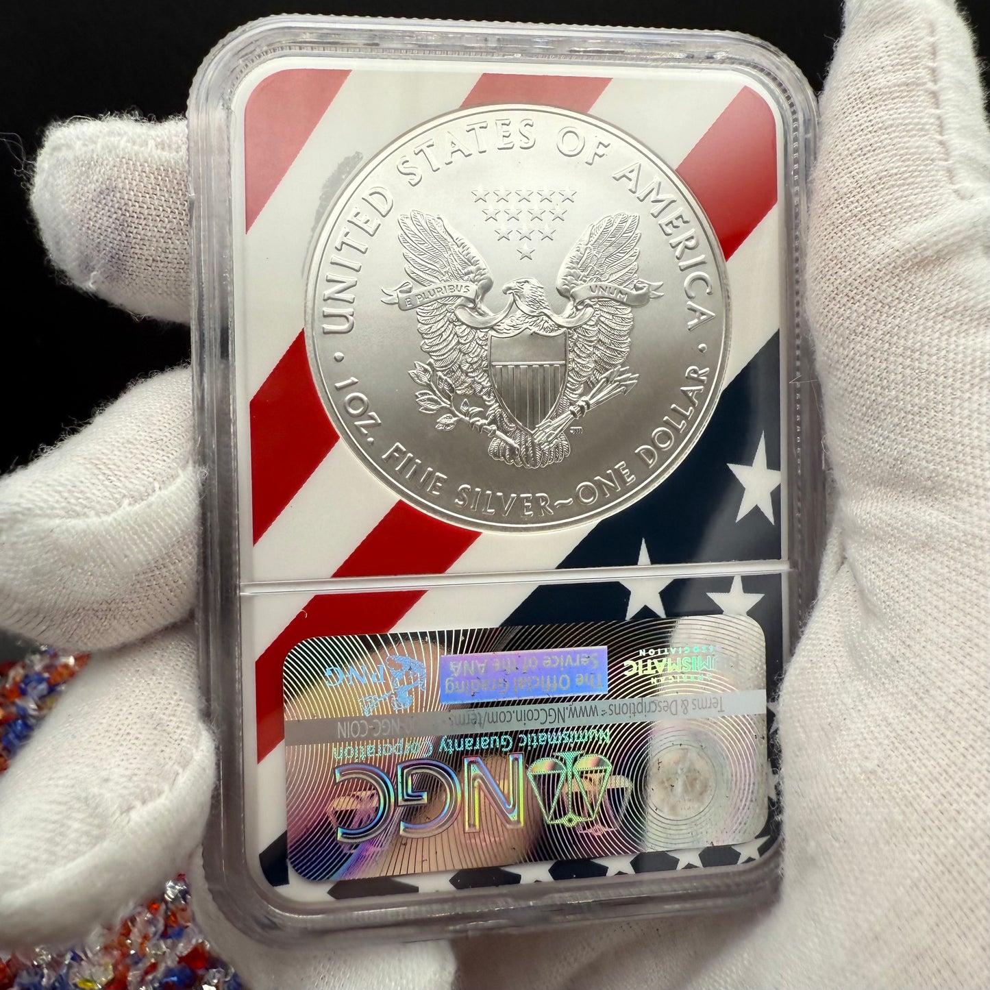 2018 $1 American Silver Eagle NGC MS70 Early Releases Ultra Rare Holder & Label Mint Condition