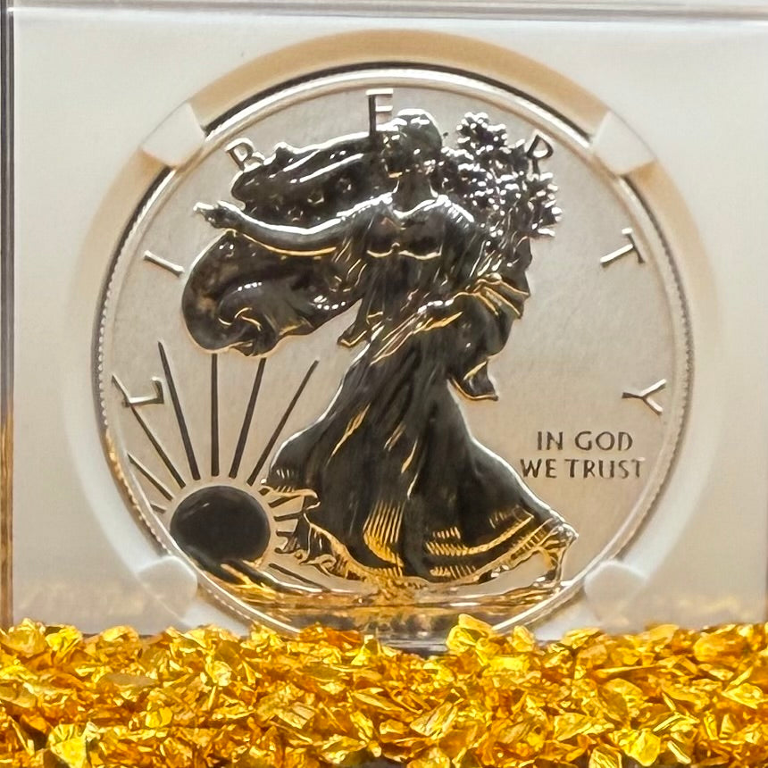 Reverse Proof & Enhanced Finish (2 Coin Set) 2013 (W) $1 American Silver Eagle NGC PF70 Early Releases White Core Holder Classic Blue Label