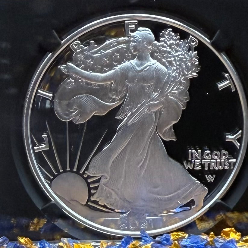 Proof 2021 (W) $1 American Silver Eagle NGC PF70UC T-2 Special Edition Label (1 of 5,000)