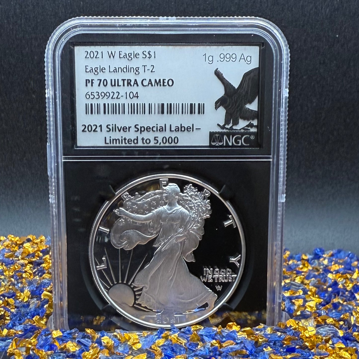 Proof 2021 (W) $1 American Silver Eagle NGC PF70UC T-2 Special Edition Label (1 of 5,000)
