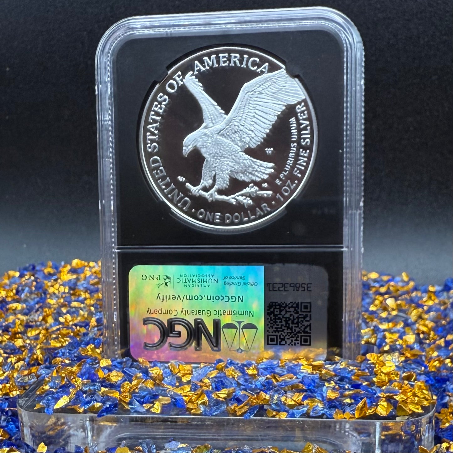 Proof 2024 (W) $1 American Silver Eagle NGC PF70 Modern Brown Label Mint Condition (1 of 3,472)