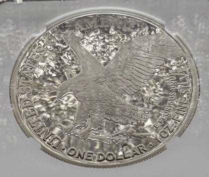 Proof 2021 (W) $1 American Silver Eagle NGC PF70 Type 2 First Releases Michael Gaudioso Signed (1 of 3,733) Mint Condition