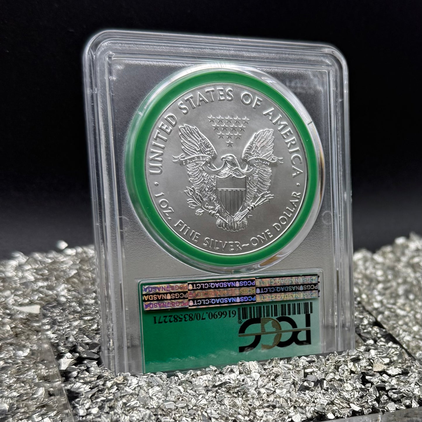 2017 $1 American Silver Eagle PCGS MS70 Business Strike Direct from US Mint Sealed Box Green Mint!