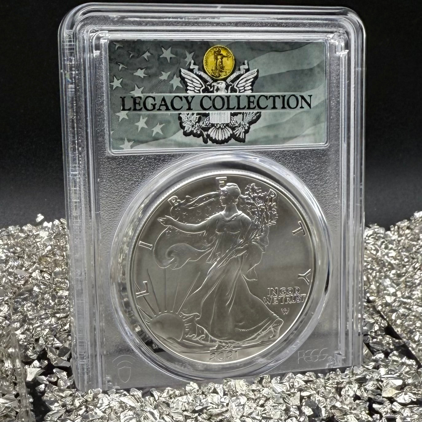 2021 $1 American Silver Eagle PCGS MS70 Type 2 Business Strike Magnum Opus Legacy Collection Mint!