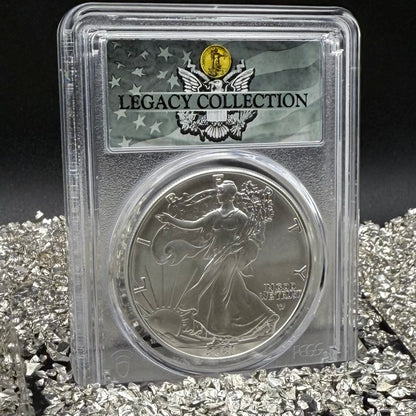2021 $1 American Silver Eagle PCGS MS70 Type 2 Business Strike Magnum Opus Legacy Collection Mint!