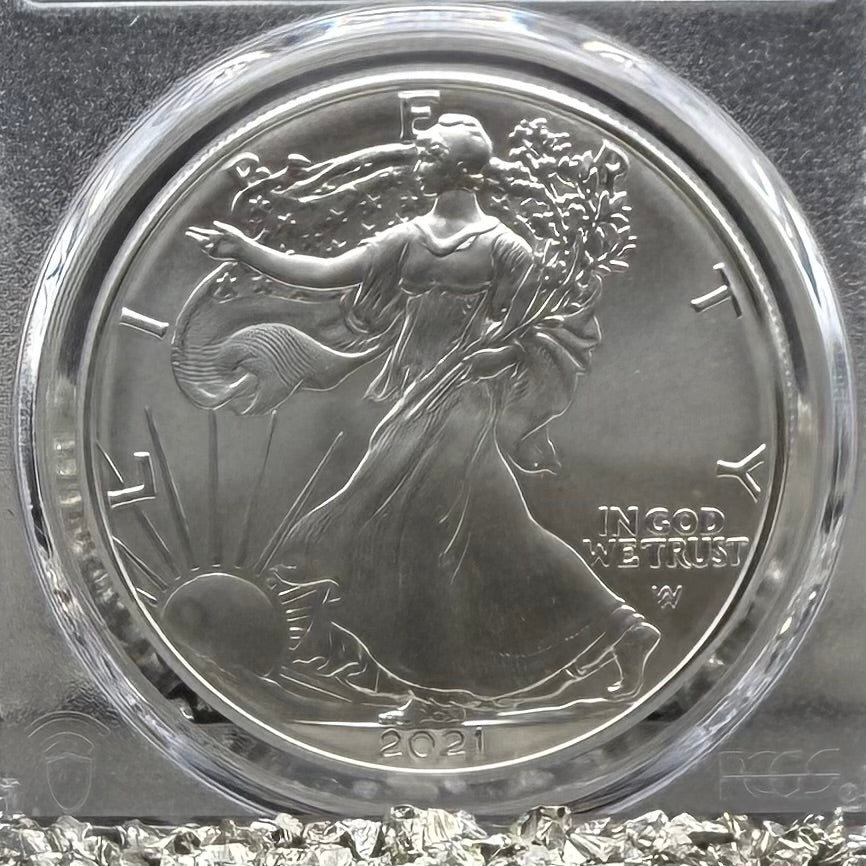 2021 $1 American Silver Eagle PCGS MS70 Type 2 Business Strike Magnum Opus Legacy Collection Mint!