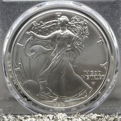 2021 $1 American Silver Eagle PCGS MS70 Type 2 Business Strike Magnum Opus Legacy Collection Mint!