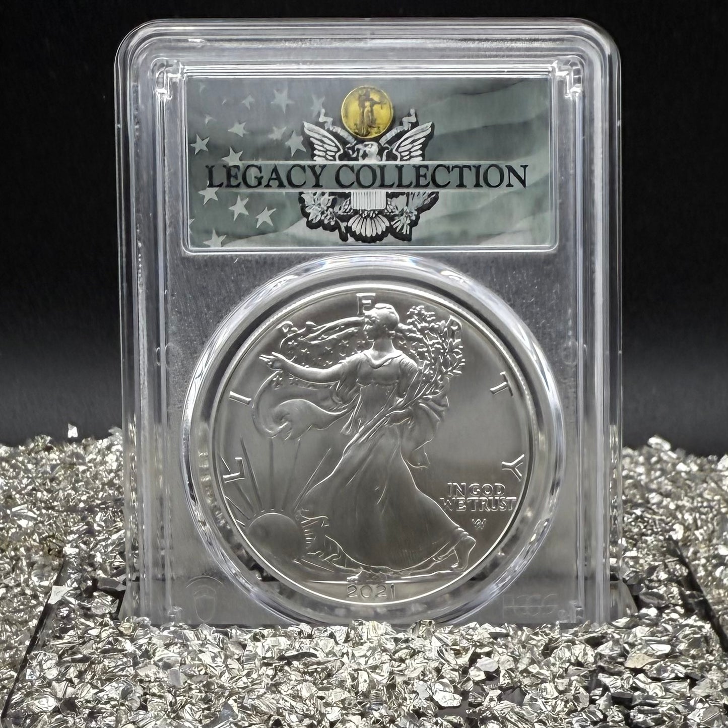 2021 $1 American Silver Eagle PCGS MS70 Type 2 Business Strike Magnum Opus Legacy Collection Mint!