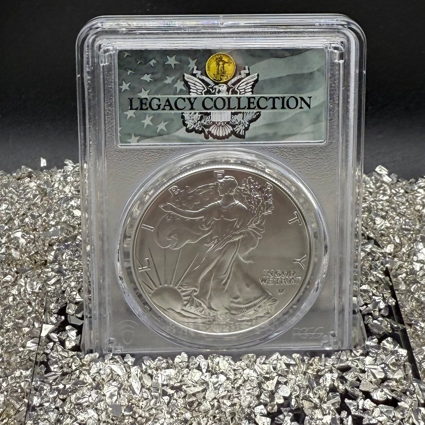 2021 $1 American Silver Eagle PCGS MS70 Type 2 Business Strike Magnum Opus Legacy Collection Mint!