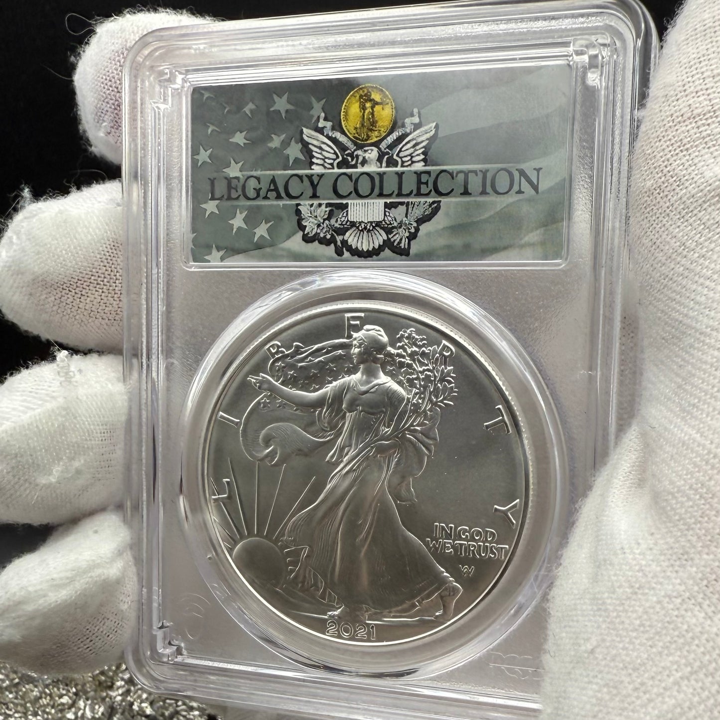 2021 $1 American Silver Eagle PCGS MS70 Type 2 Business Strike Magnum Opus Legacy Collection Mint!