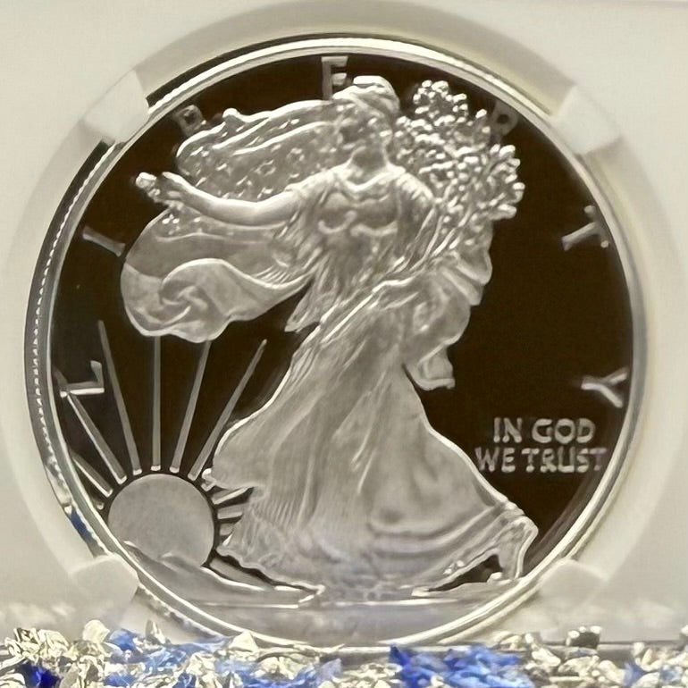 Proof 2021 (W) $1 American Silver Eagle NGC PF70UC Type 1 Early Releases 35th Anniversary Brown Eagle Label Mint Condition (1 of 6983)