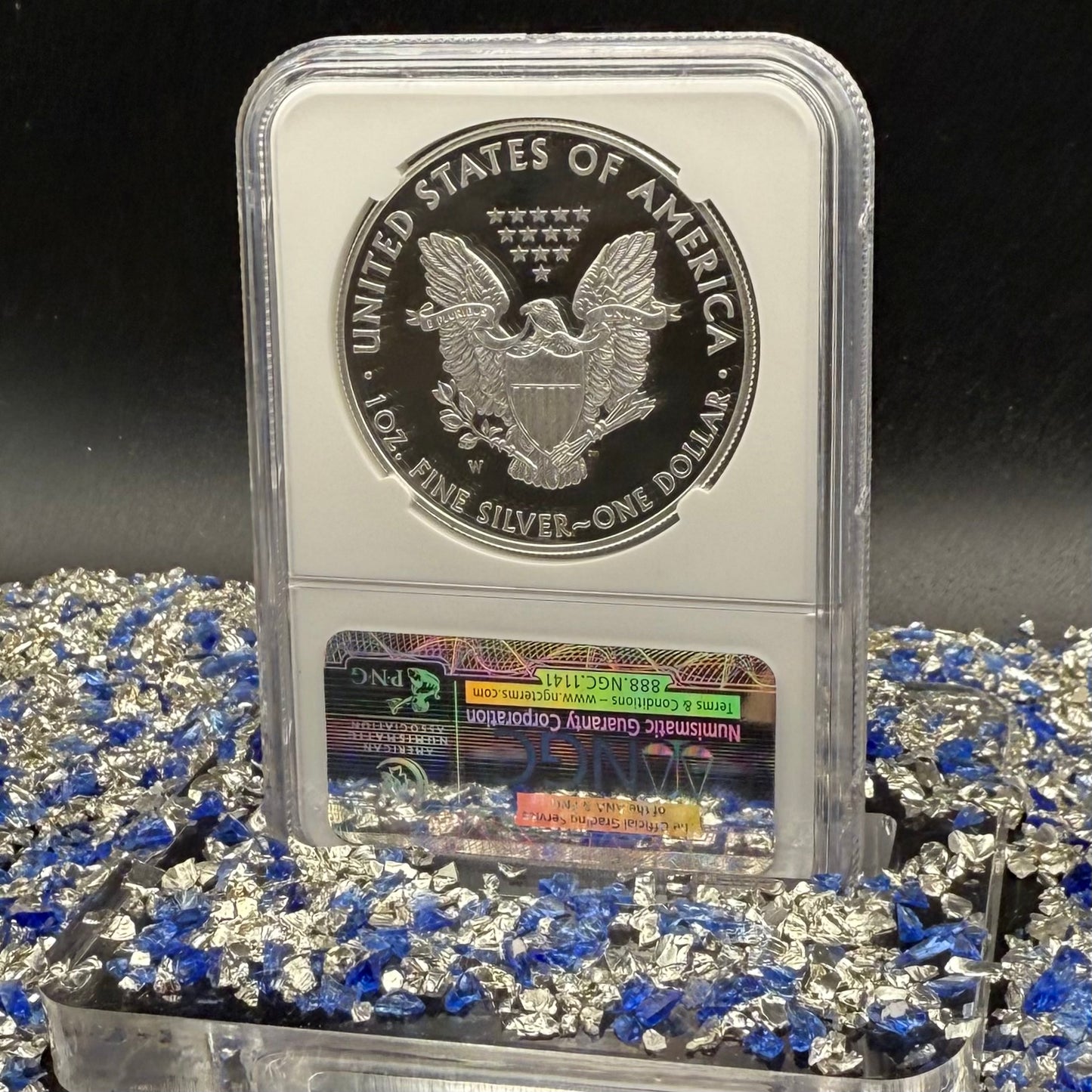 Proof 2013 (W) $1 American Silver Eagle NGC PF70UC First Releases Eagle Label White Holder (1 of 5,212)