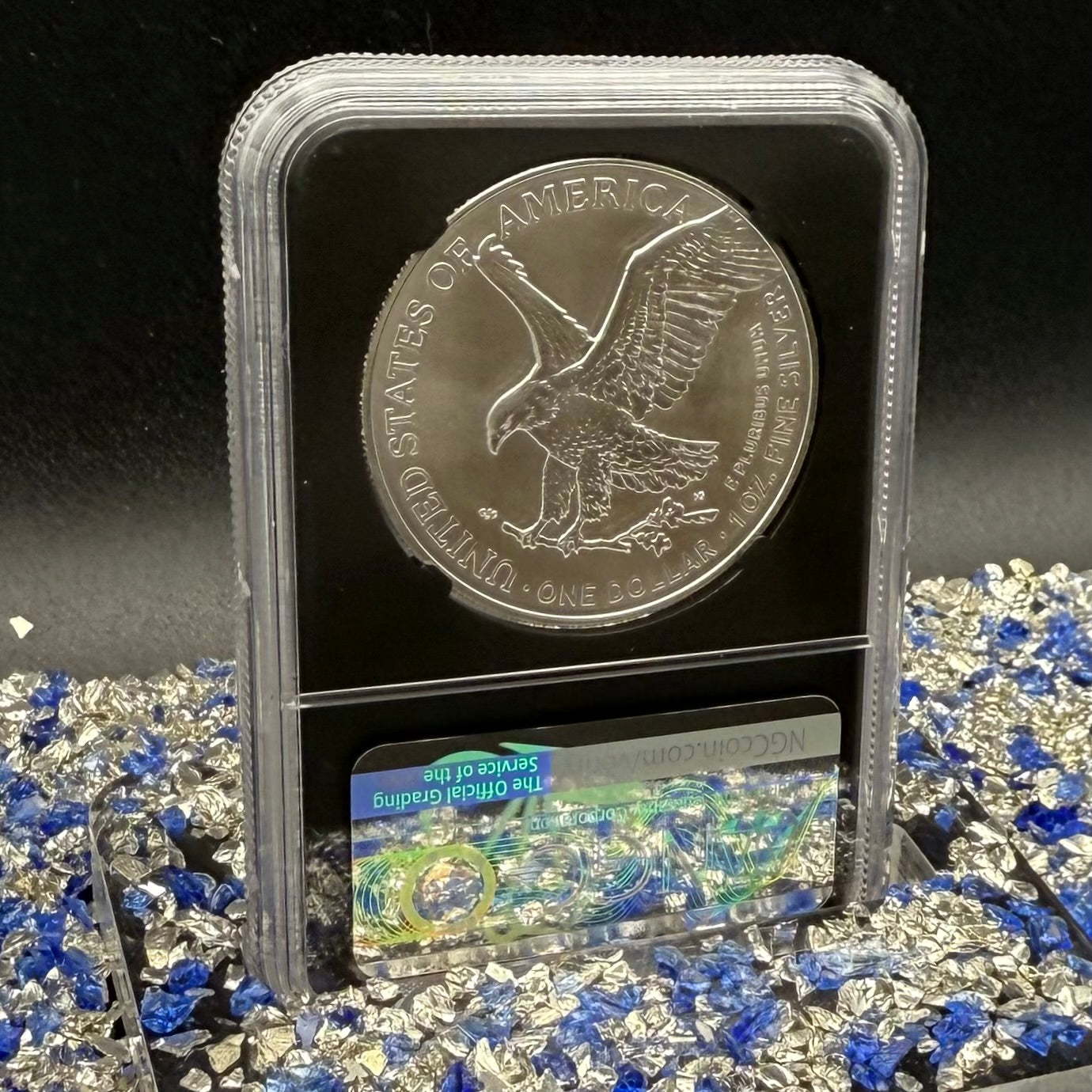 2023 $1 American Silver Eagle NGC MS70 Business Strike Silver Label in Black Holder Rare 1 of 3,322 Mint!