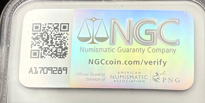 1987 (S) $1 American Silver Eagle NGC MS70 Trolley Label - NGC Label Error One of a Kind (1 of 1)