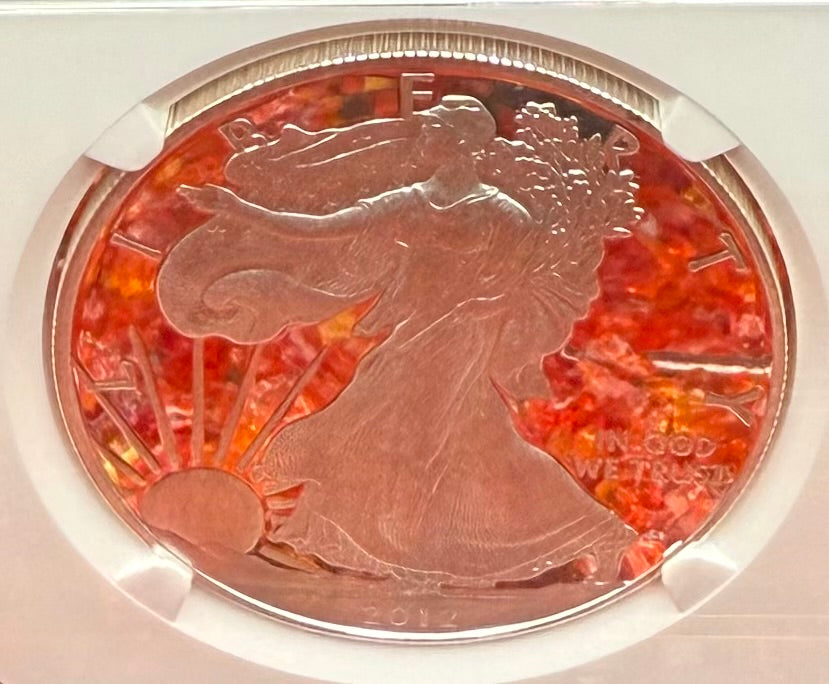 Proof 2012 (S) $1 American Silver Eagle NGC PF70UC First Releases Rare Orange Label (1 of 3,767)