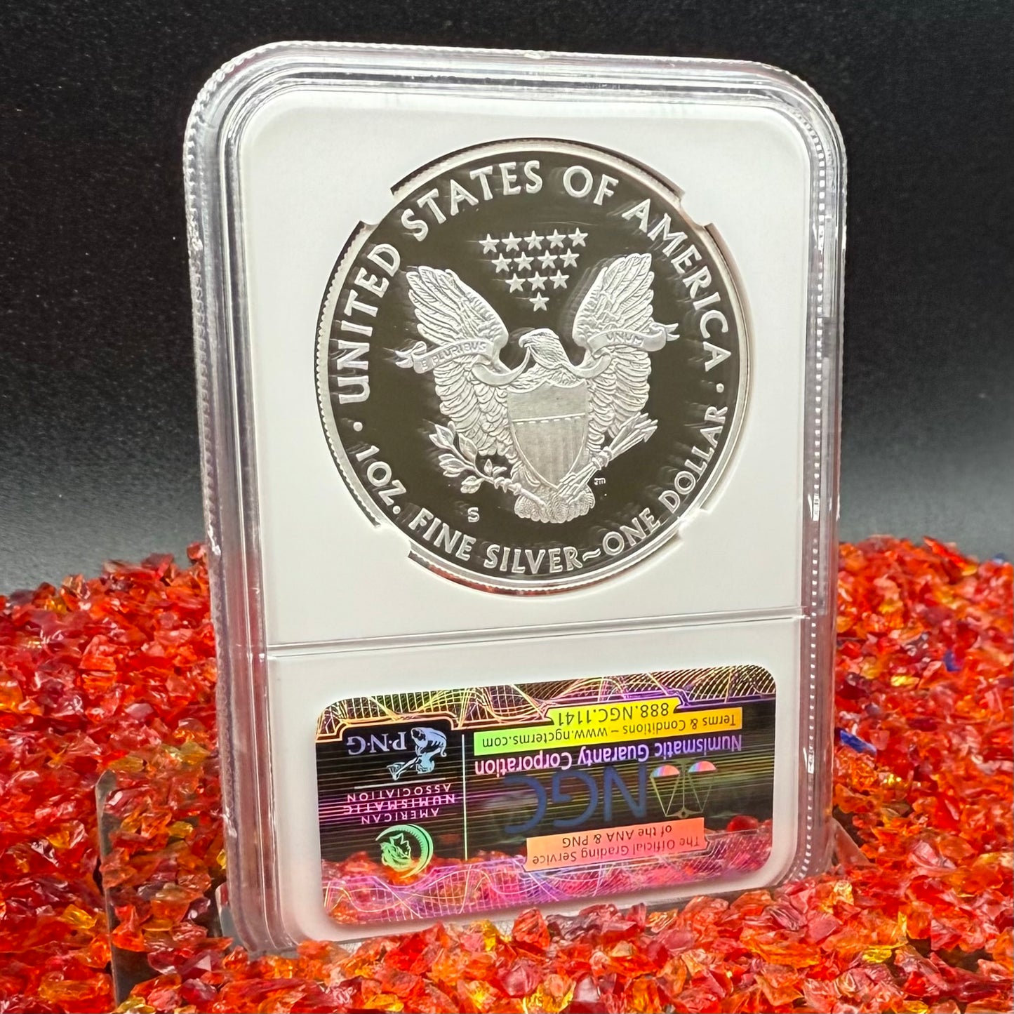 Proof 2012 (S) $1 American Silver Eagle NGC PF70UC First Releases Rare Orange Label (1 of 3,767)