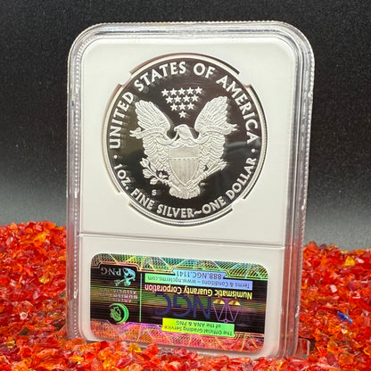 Proof 2012 (S) $1 American Silver Eagle NGC PF70UC First Releases Rare Orange Label (1 of 3,767)