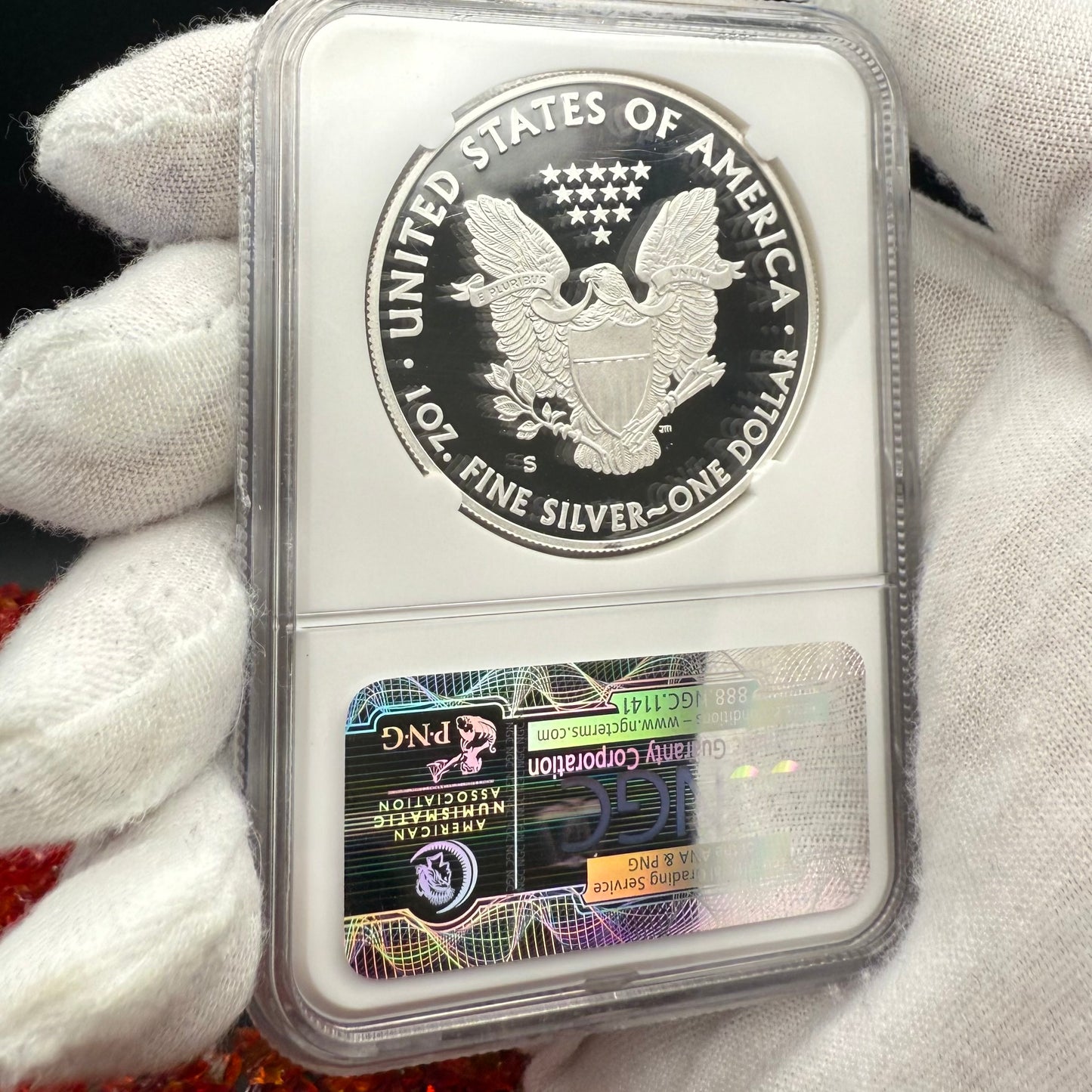 Proof 2012 (S) $1 American Silver Eagle NGC PF70UC First Releases Rare Orange Label (1 of 3,767)