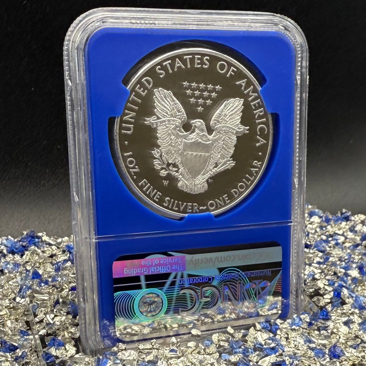Proof 2016 (W) $1 American Silver Eagle NGC PF70UC Brown Lettered Edge 30th Anniversary Label Rare Blue Holder