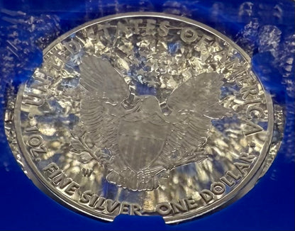 Proof 2016 (W) $1 American Silver Eagle NGC PF70UC Brown Lettered Edge 30th Anniversary Label Rare Blue Holder