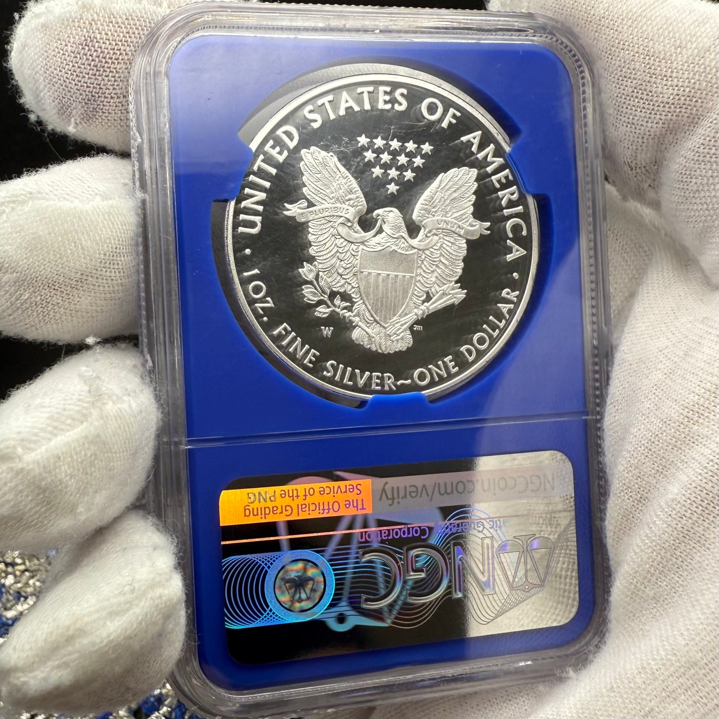 Proof 2016 (W) $1 American Silver Eagle NGC PF70UC Brown Lettered Edge 30th Anniversary Label Rare Blue Holder