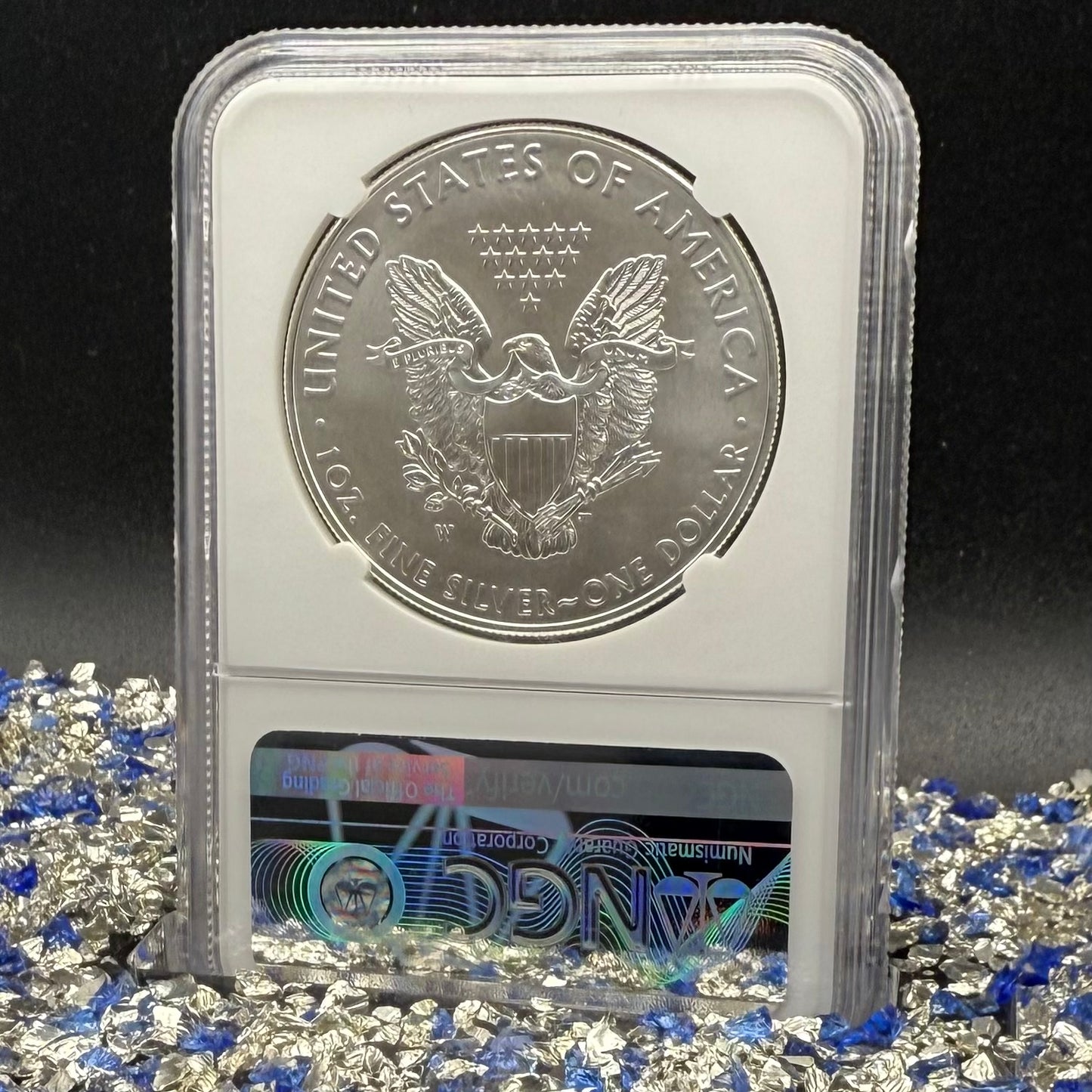 Burnished 2017 (W) $1 American Silver Eagle NGC MS70 Rare Premier Select Series Label (1 of 2,525)