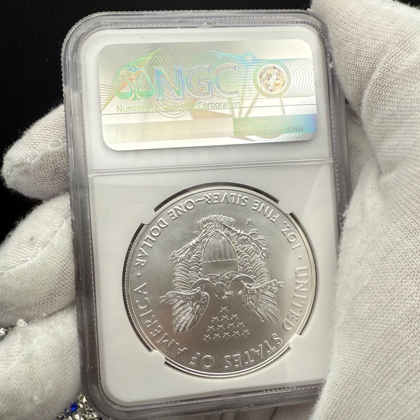 Burnished 2017 (W) $1 American Silver Eagle NGC MS70 Rare Premier Select Series Label (1 of 2,525)