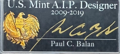 2020 Burnished $1 American Silver Eagle PCGS MS70 FDOI Paul Balan Signed (Ultra Rare 1 of 20)