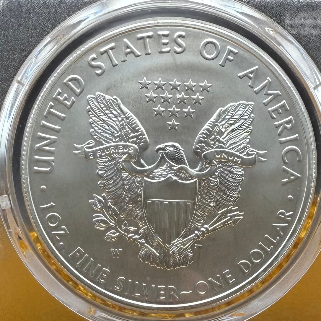 2020 Burnished $1 American Silver Eagle PCGS MS70 FDOI Paul Balan Signed (Ultra Rare 1 of 20)